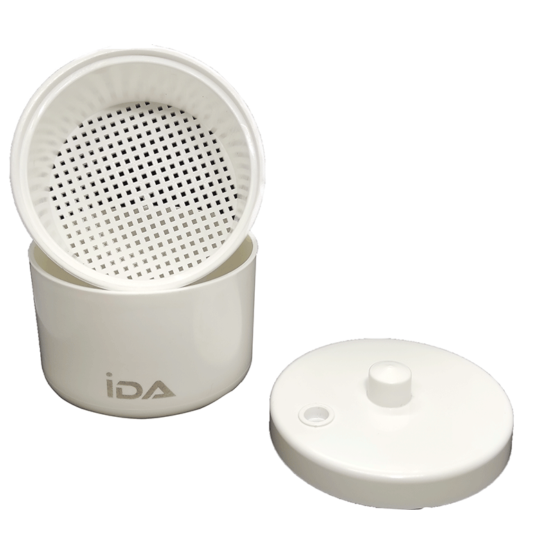 BurClean, Disinfectant box with strainer for dental burs